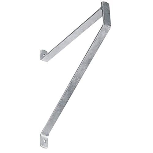 E-shop Univerzálny oceľový držiak 250 mm, biely zinok