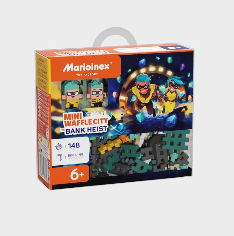 E-shop Kocky Mini Waffle City – lúpež v banke, 148 dielikov