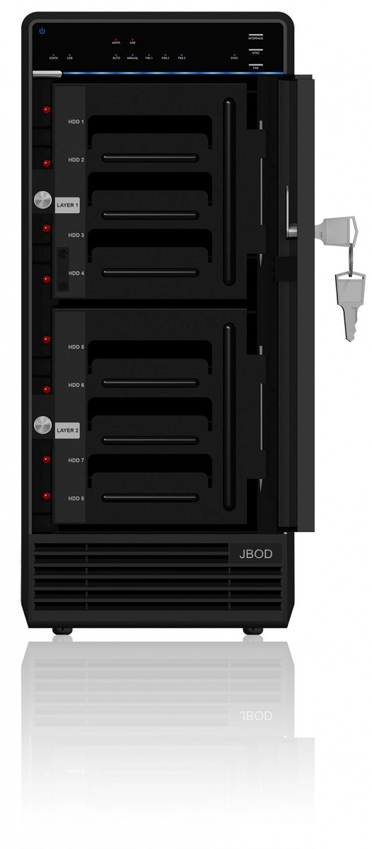 Externé puzdro na 8 HDD ICY BOX