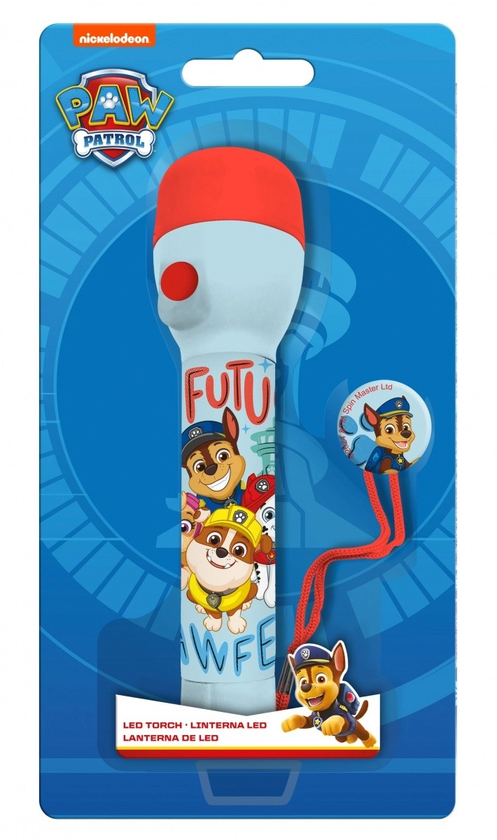 E-shop Veľká baterka PAW PATROL 16 cm svetlomodrá