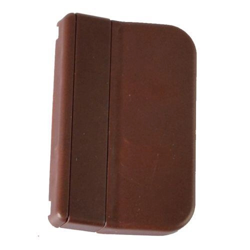 Plastové madlo k balkónovým dverám – hnedé