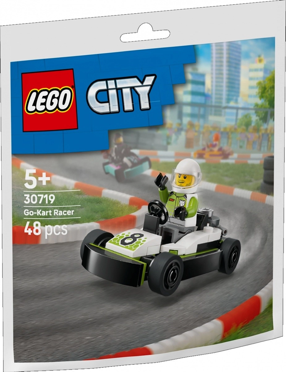 LEGO City pretekárska motokára
