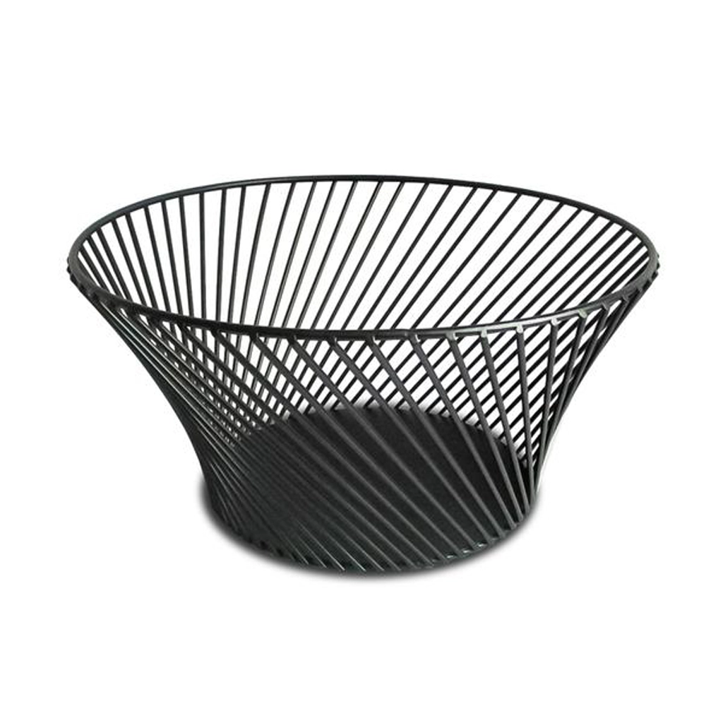 E-shop Drôtená misa na ovocie Kitchisimo čierna 25,5 cm
