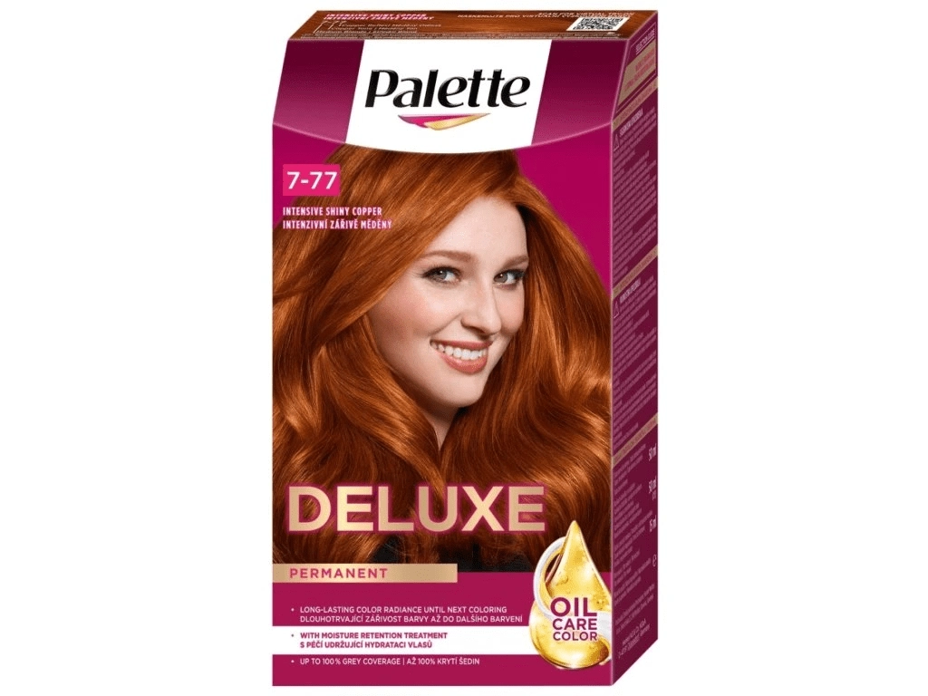 E-shop Schwarzkopf Palette Deluxe 7-77 intenzívna zářivě medená
