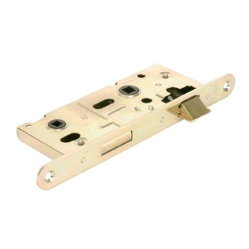 E-shop Zadlabávací zámok K111 WC 72/60 pravolevý, biely zinok, orech 6×6 mm