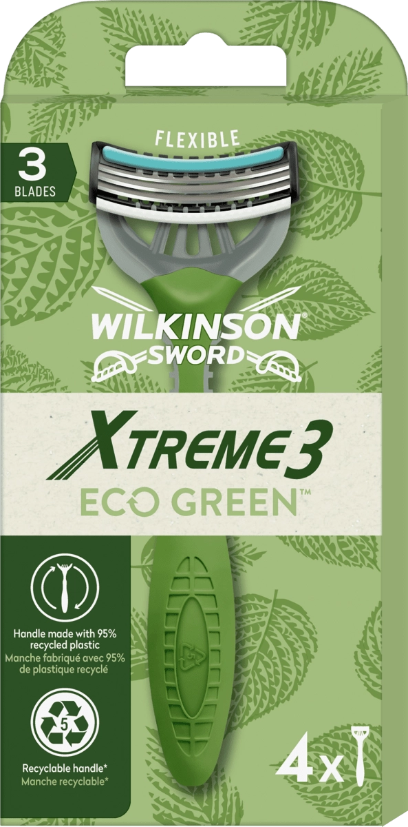 E-shop Wilkinson Sword Xtreme 3 Eco Green 4 ks