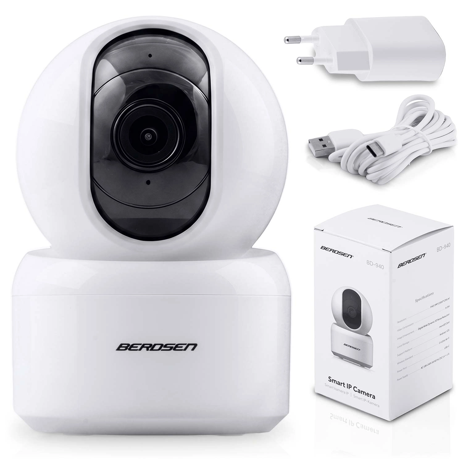 E-shop Berdsen otočná IP kamera Wi‑Fi 3 Mpx na domáce monitorovanie a ako detská pestúnka