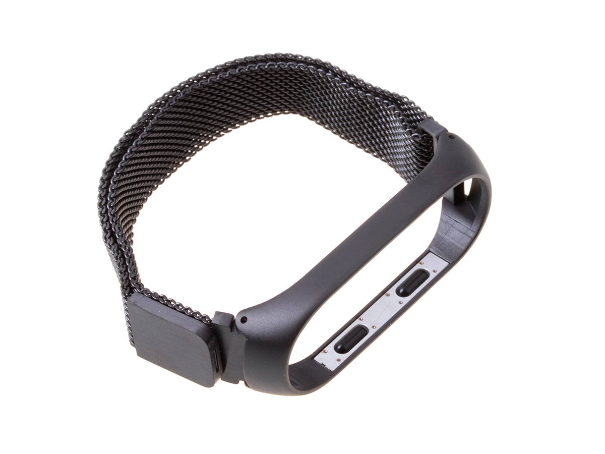 Xiaomi Mi Band 3/ Xiaomi Mi Band 4 Magnetický remienok - čierny