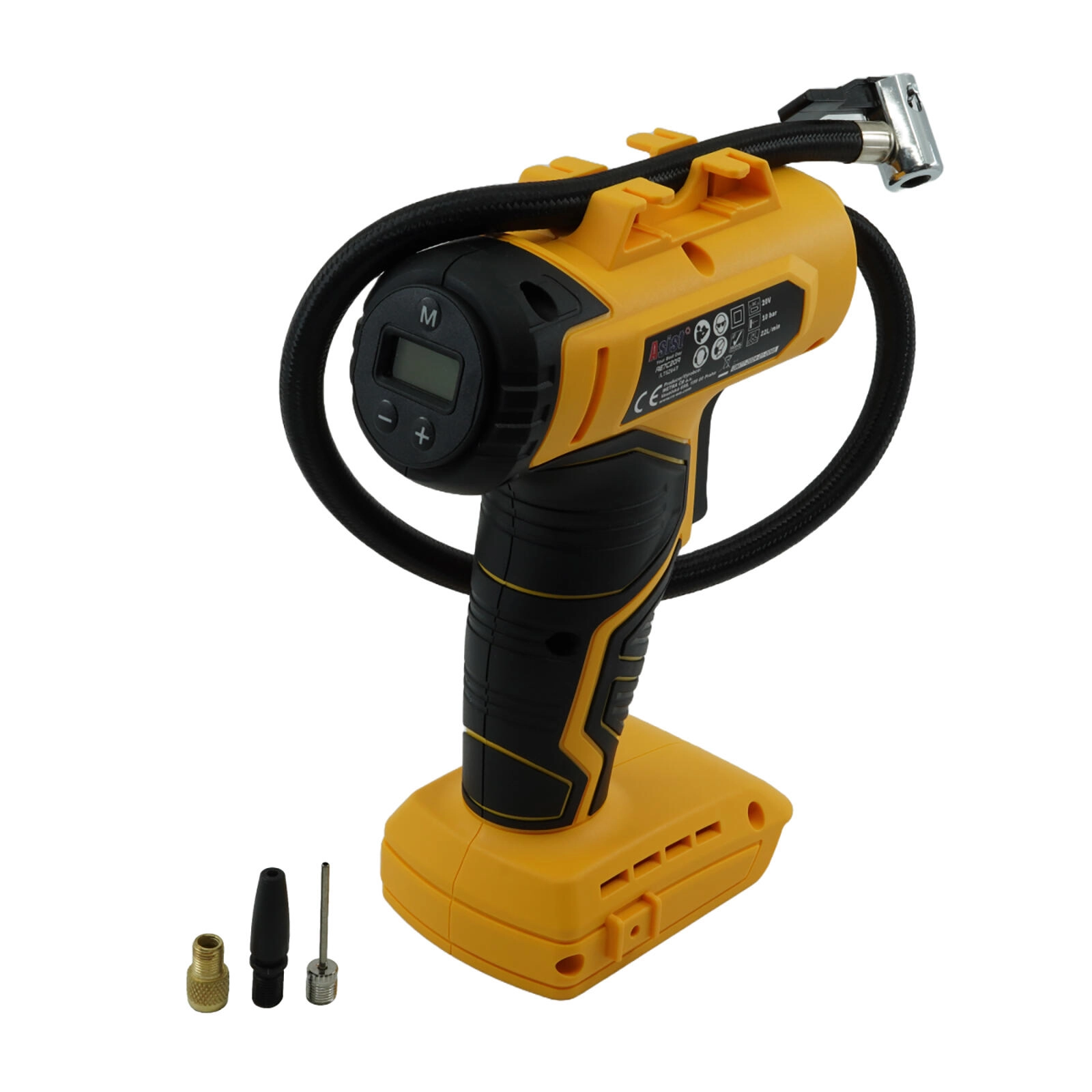 Aku kompresor 20 V s automatickým tlakovaním ASIST