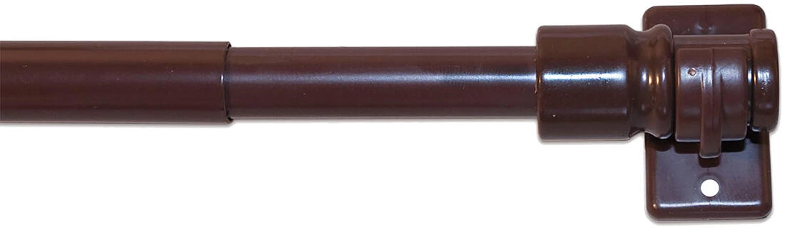 E-shop tyč vitrážová CAFE teleskopická 75-135cm, kov, hnědá 704476