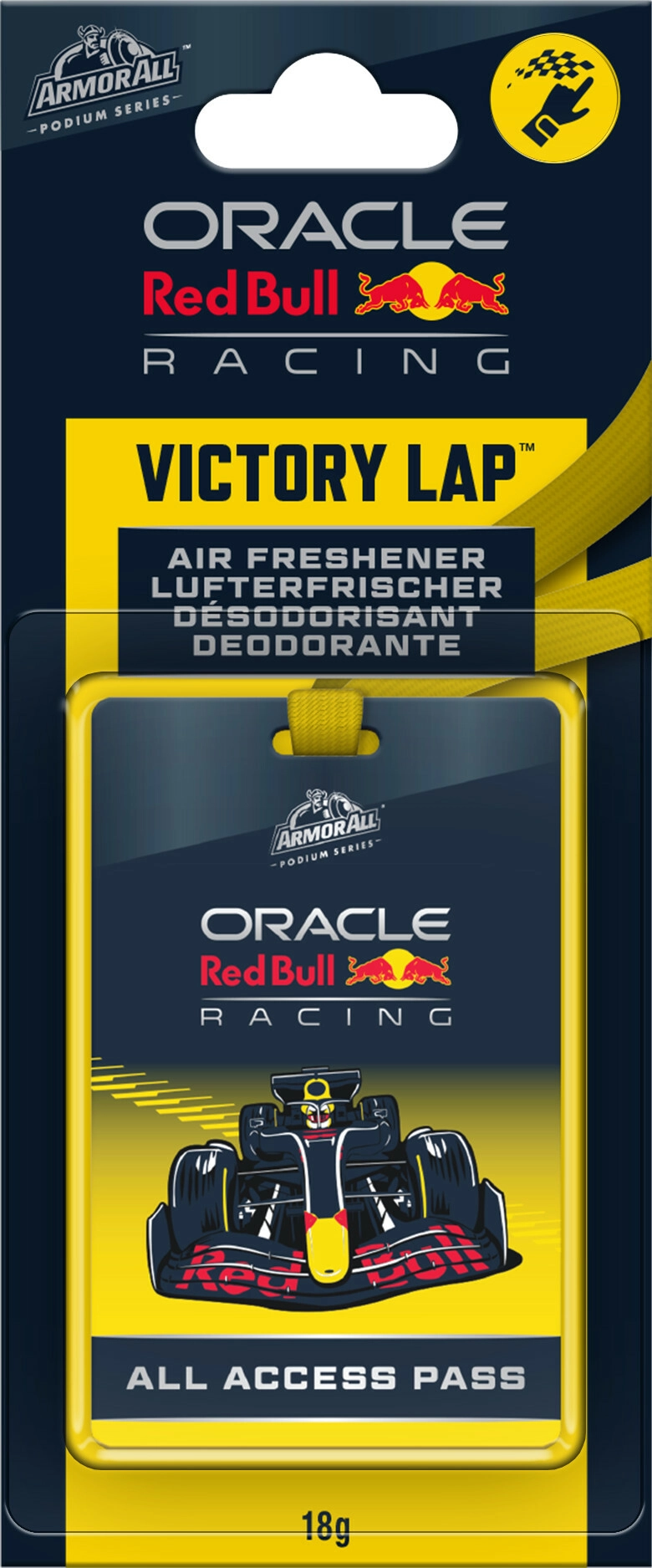 E-shop Závesná vôňa do auta Armor All Oracle Red Bull Victory Lap All Access Pass