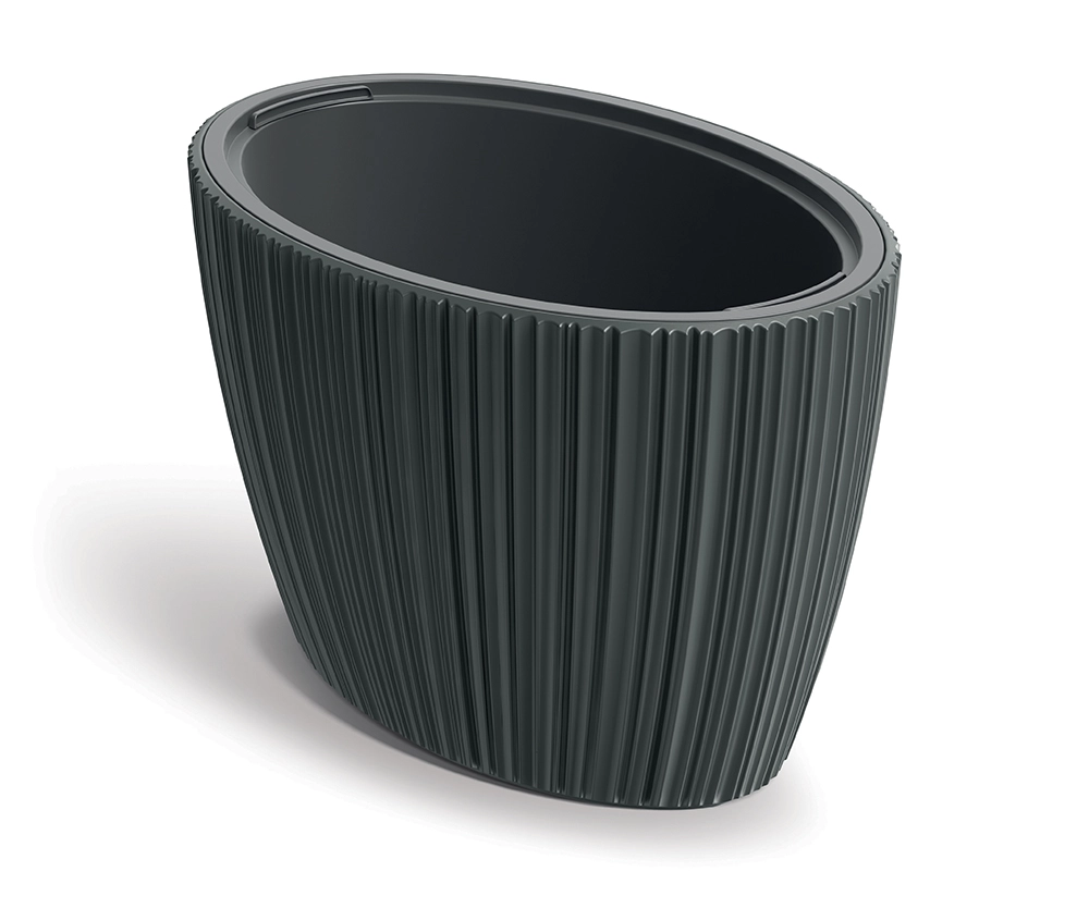 E-shop Prosperplast Kvetináč ORO 59,5 cm tmavosivá