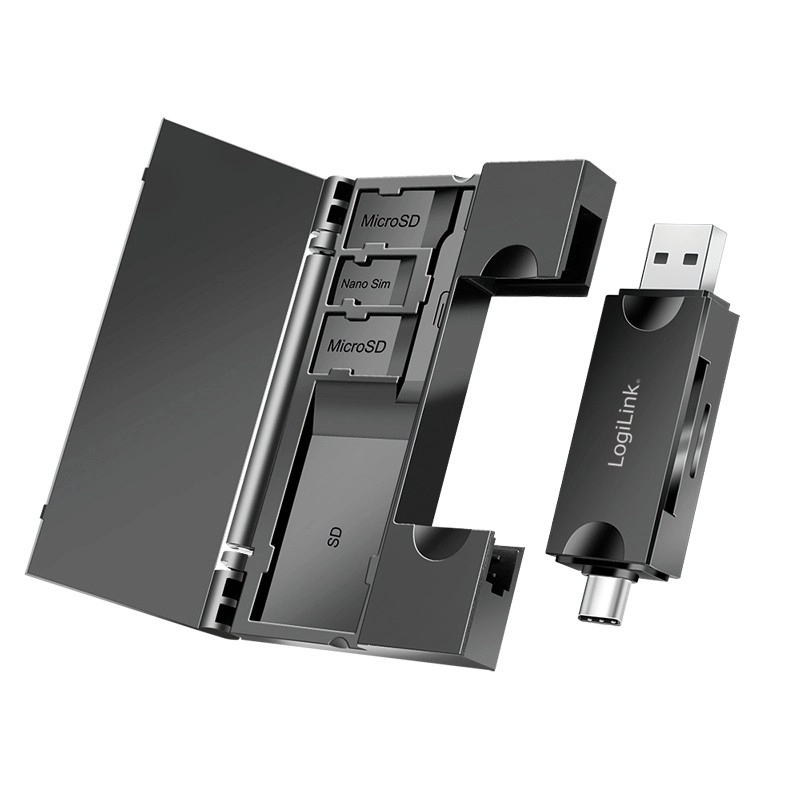 Čítačka kariet USB 3.2 Gen 1 so slotmi SD a microSD