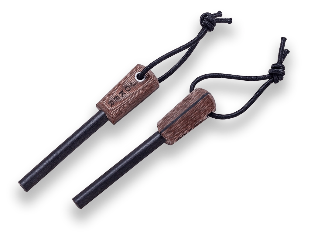 E-shop Joker Firesteel Brown Canvas Micarta PD02