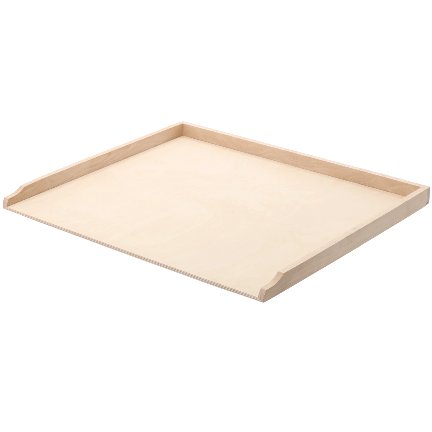 E-shop Drevená kuchynská pracovná doska 61 × 51 cm so zvýšenými okrajmi