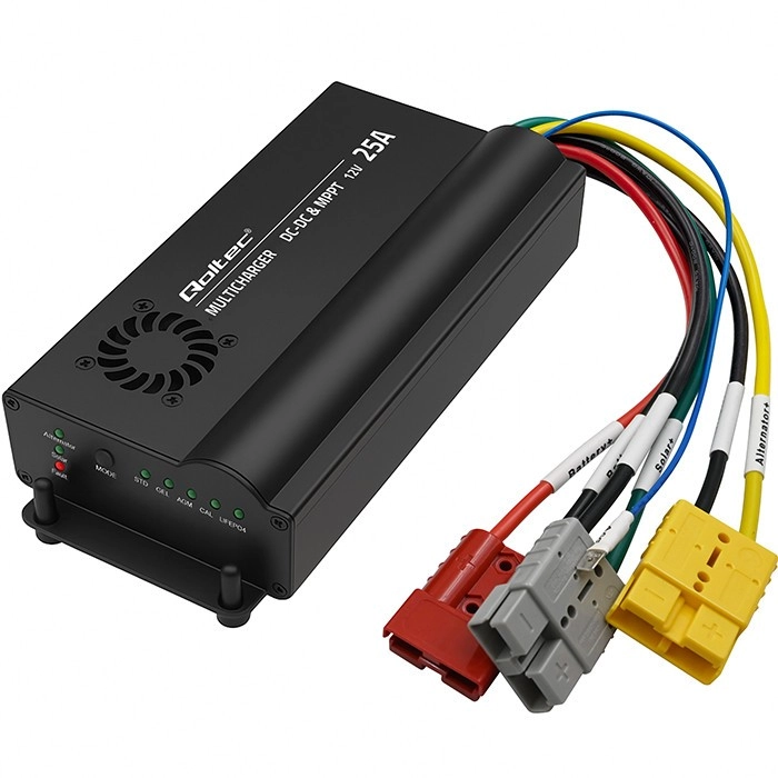Automatická nabíjačka DC-DC 12V s regulátorom MPPT | 25A