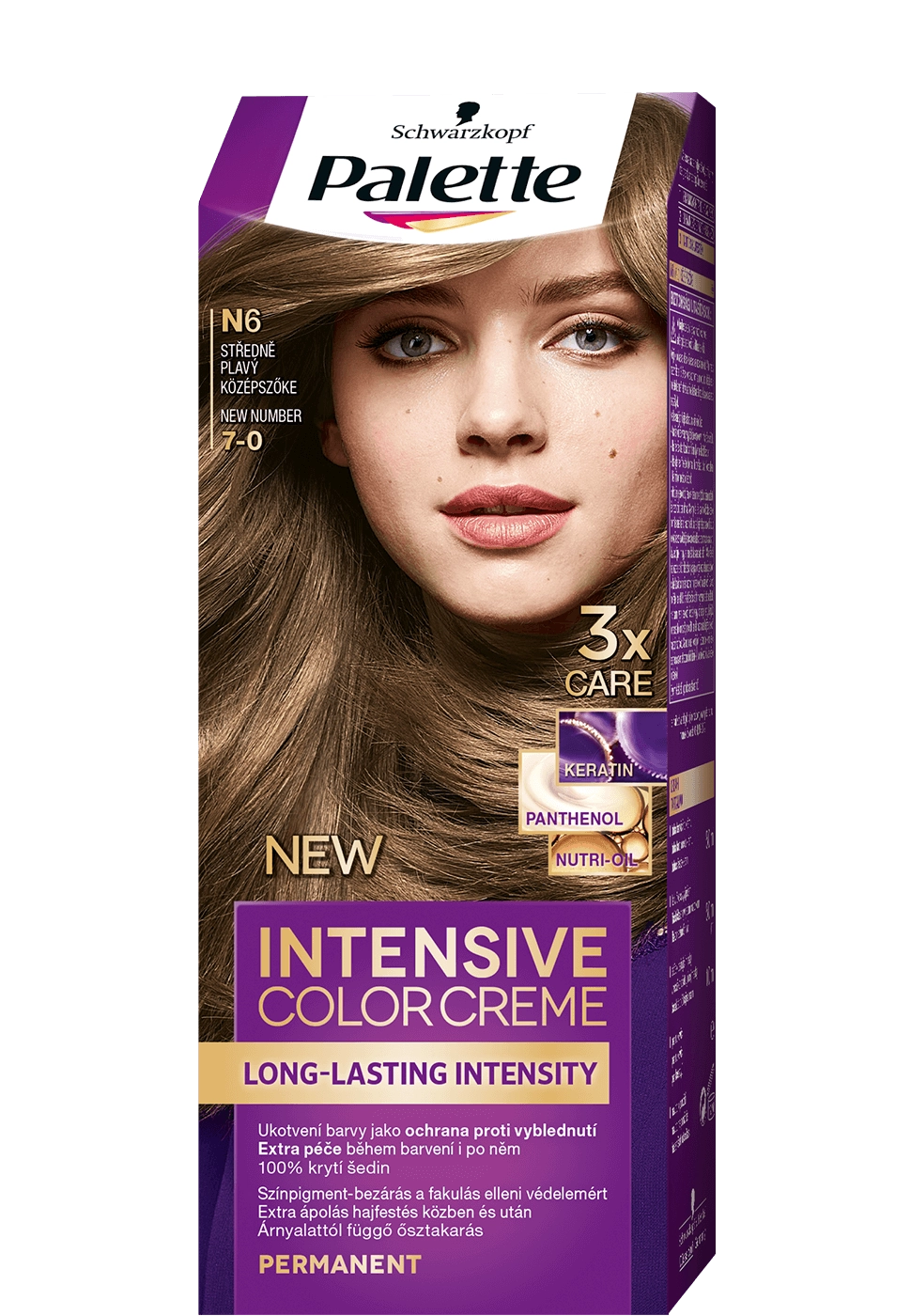 E-shop Schwarzkopf Palette Intensive Color Creme N6 stredná plavá