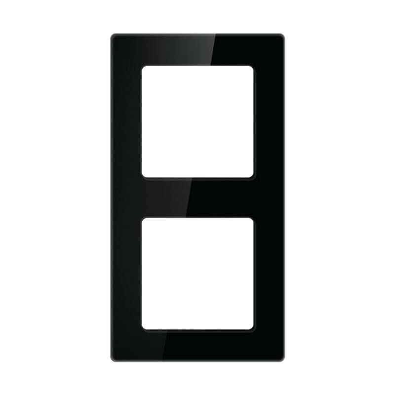 E-shop Dvojitý rámček pre vypínače Avatto (čierny)