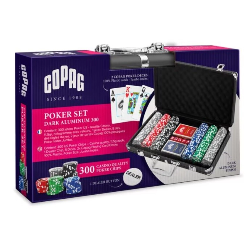 Pokrový set 300 žetónov