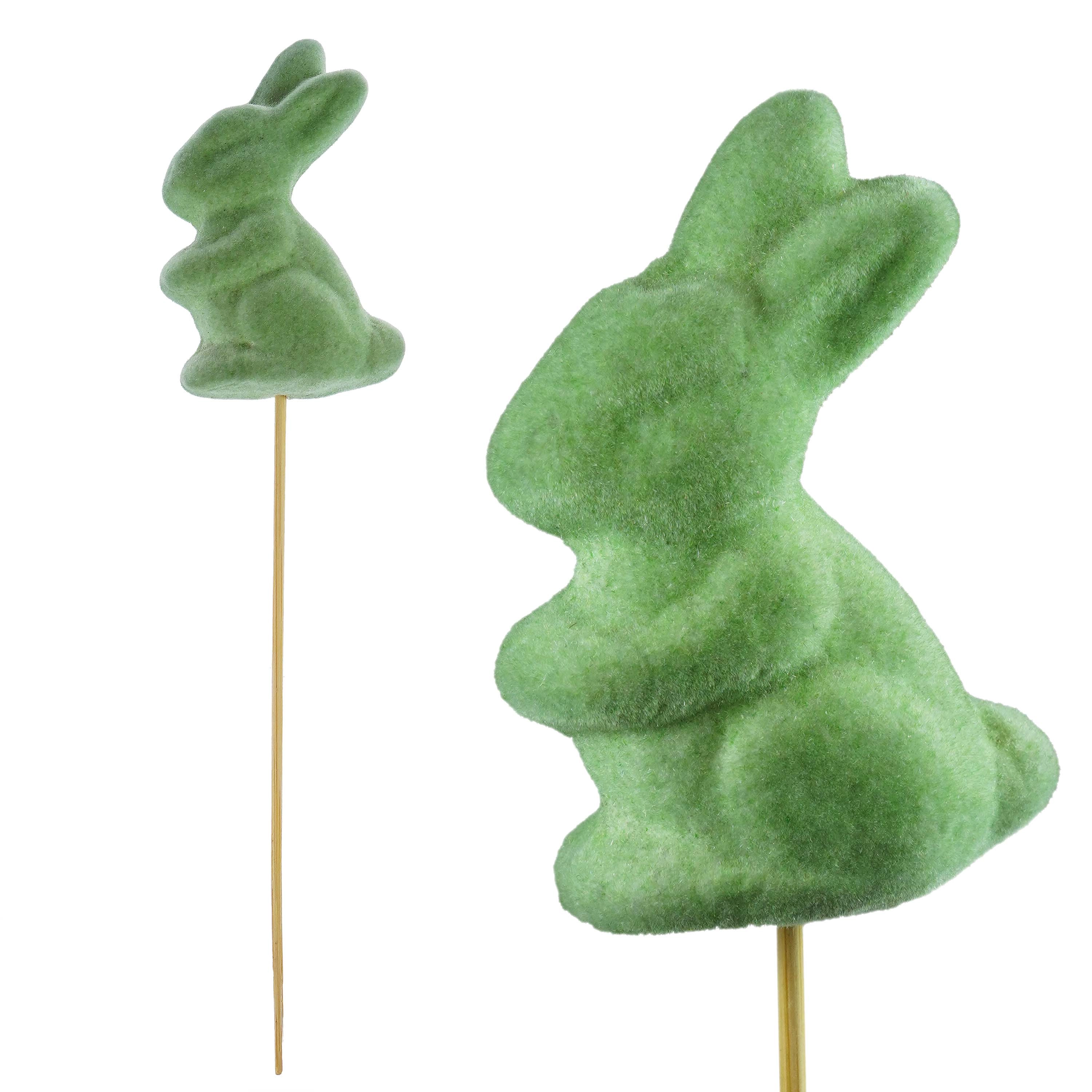 E-shop Zelený zajačik na zápich 25 cm