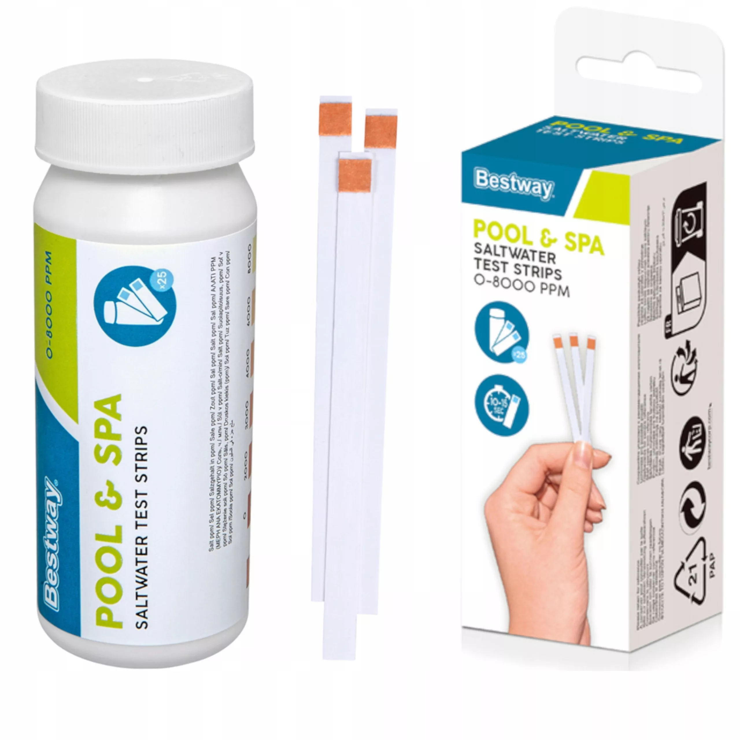 E-shop BESTWAY 58767 Testovacie prúžky na slanú vodu 25 ks