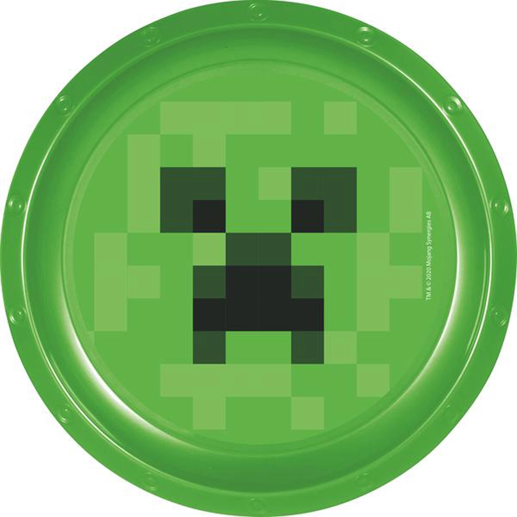 E-shop STOR Plastový tanier MINECRAFT 22cm