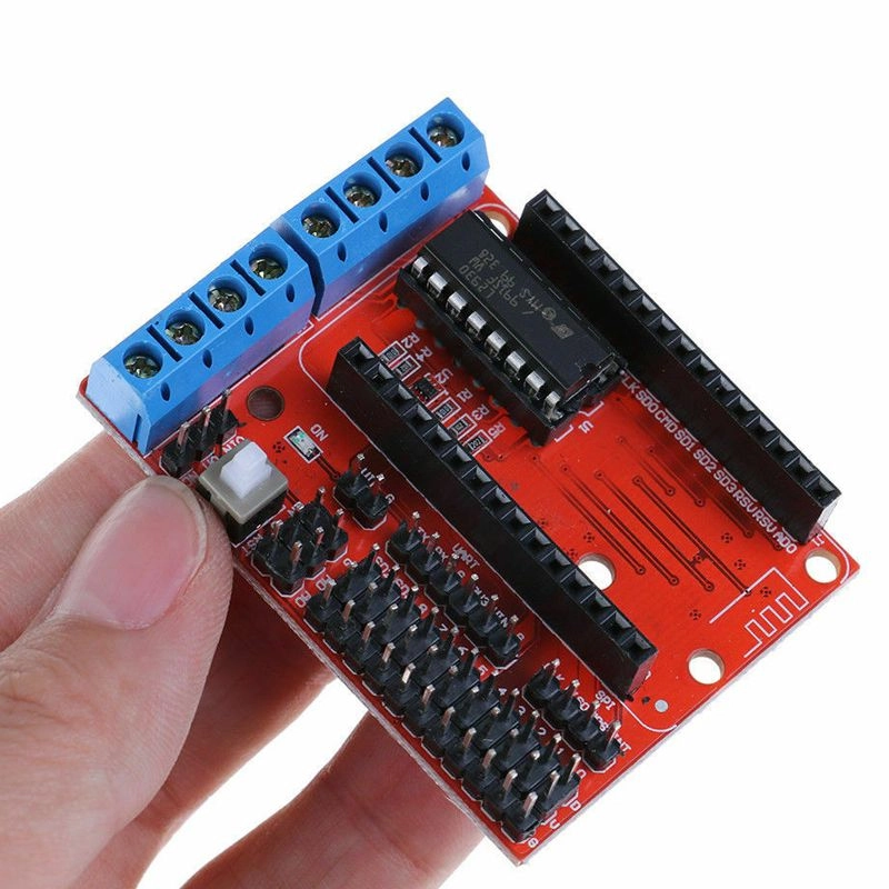 E-shop Riadič motora L293D pre ESP8266 WiFi ESP12E Lua - červený