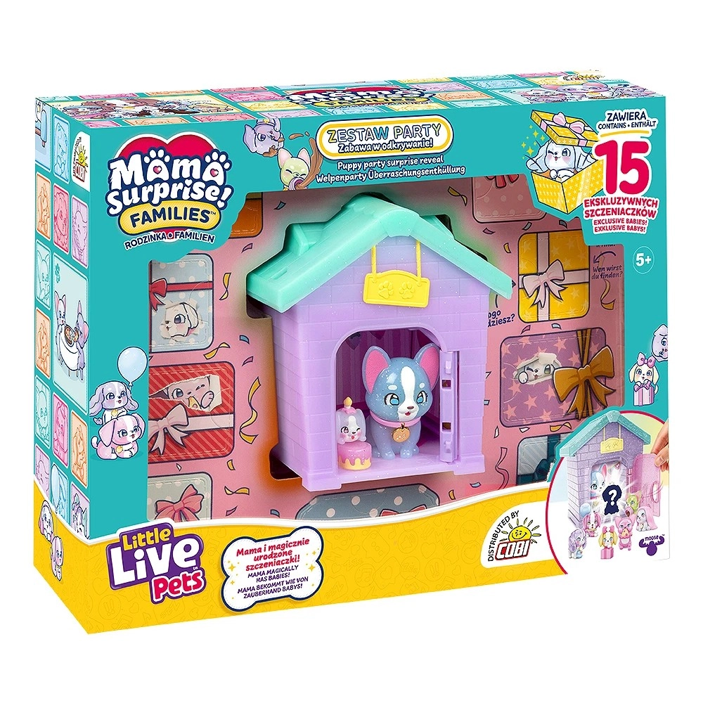 E-shop Little Live Pets Mama Surprise Families – domček pre šteniatka Puppy Party
