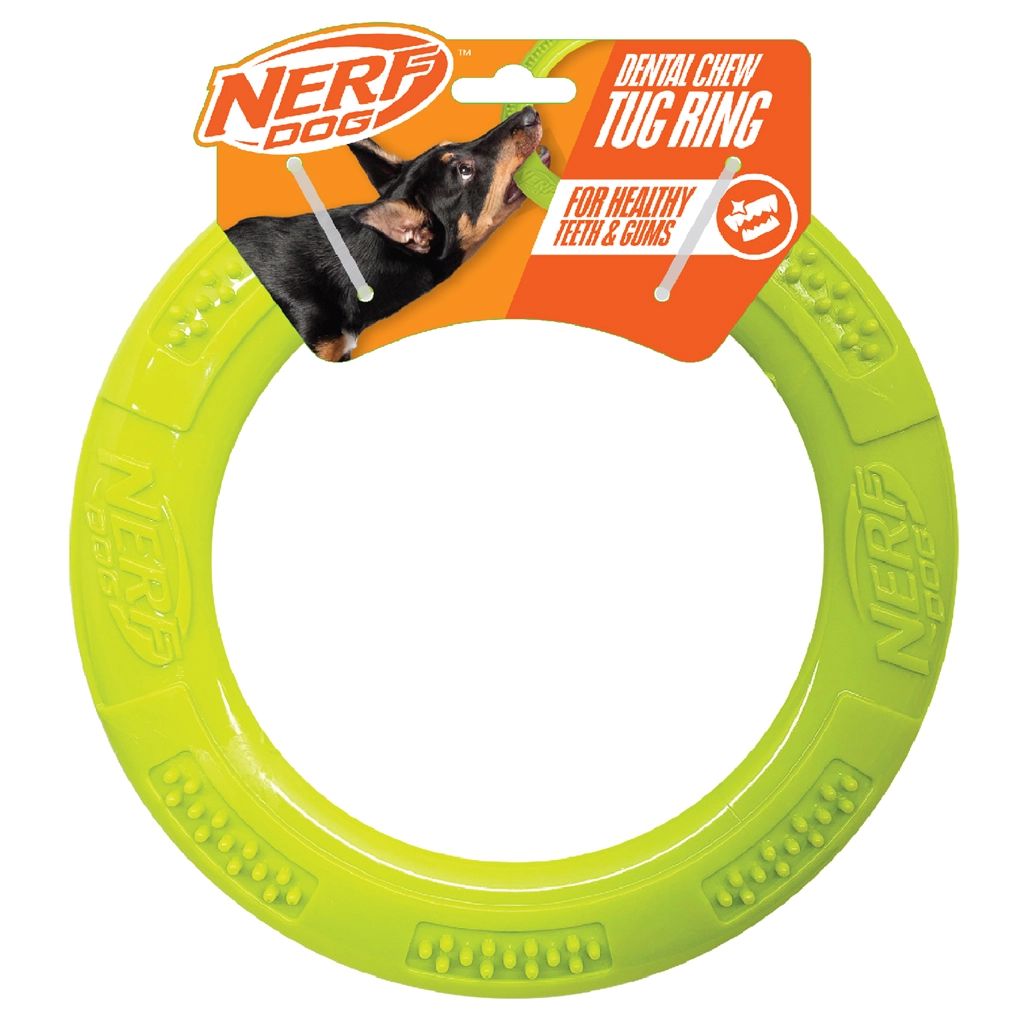E-shop Nerf Dog dentálne ťahadlo v tvare kruhu 23 cm