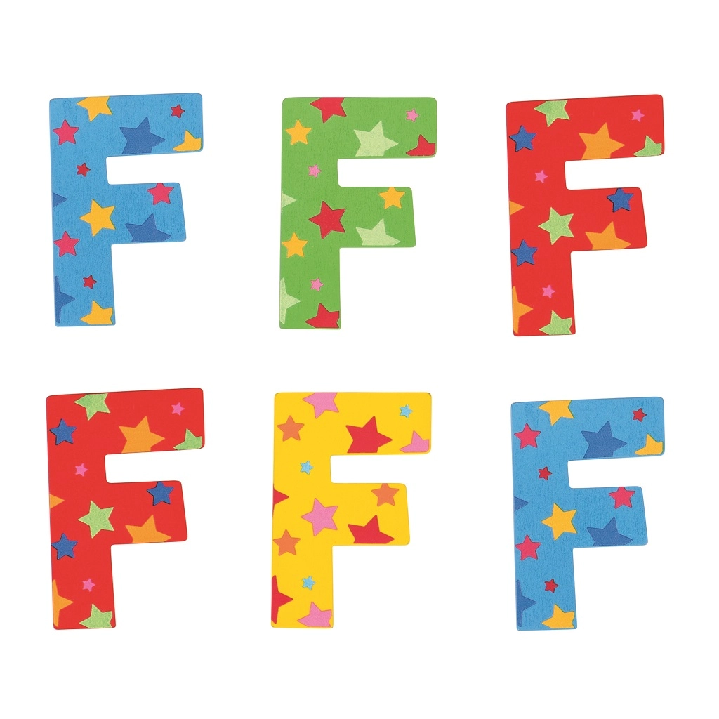 E-shop Bigjigs Toys hviezdičkové písmenko F