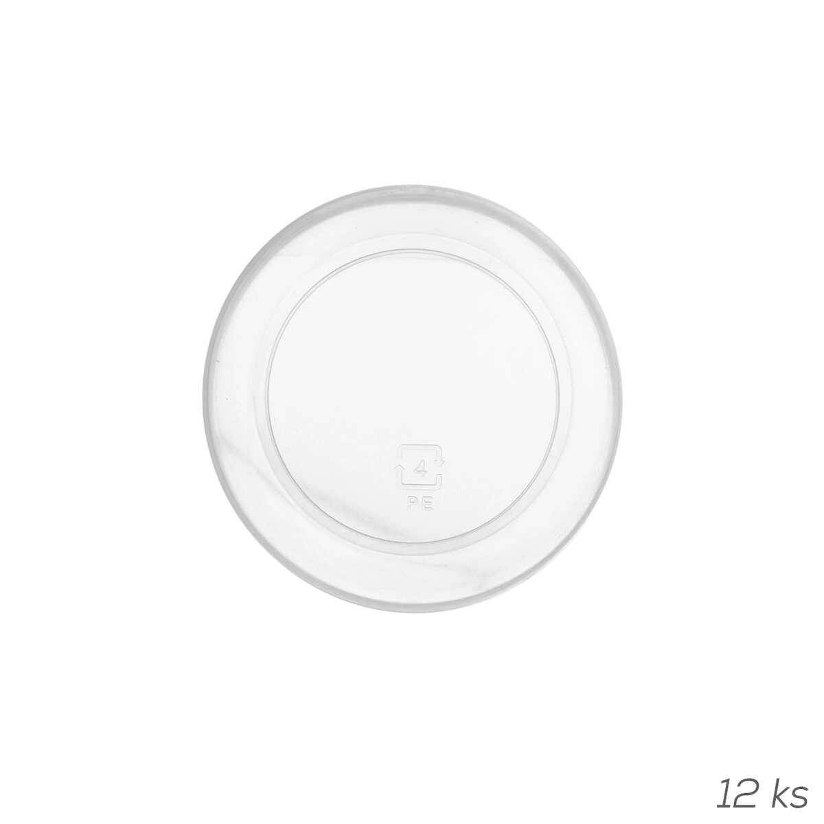 E-shop Plastové viečko k dóze, priemer 5,5 cm (12 ks)