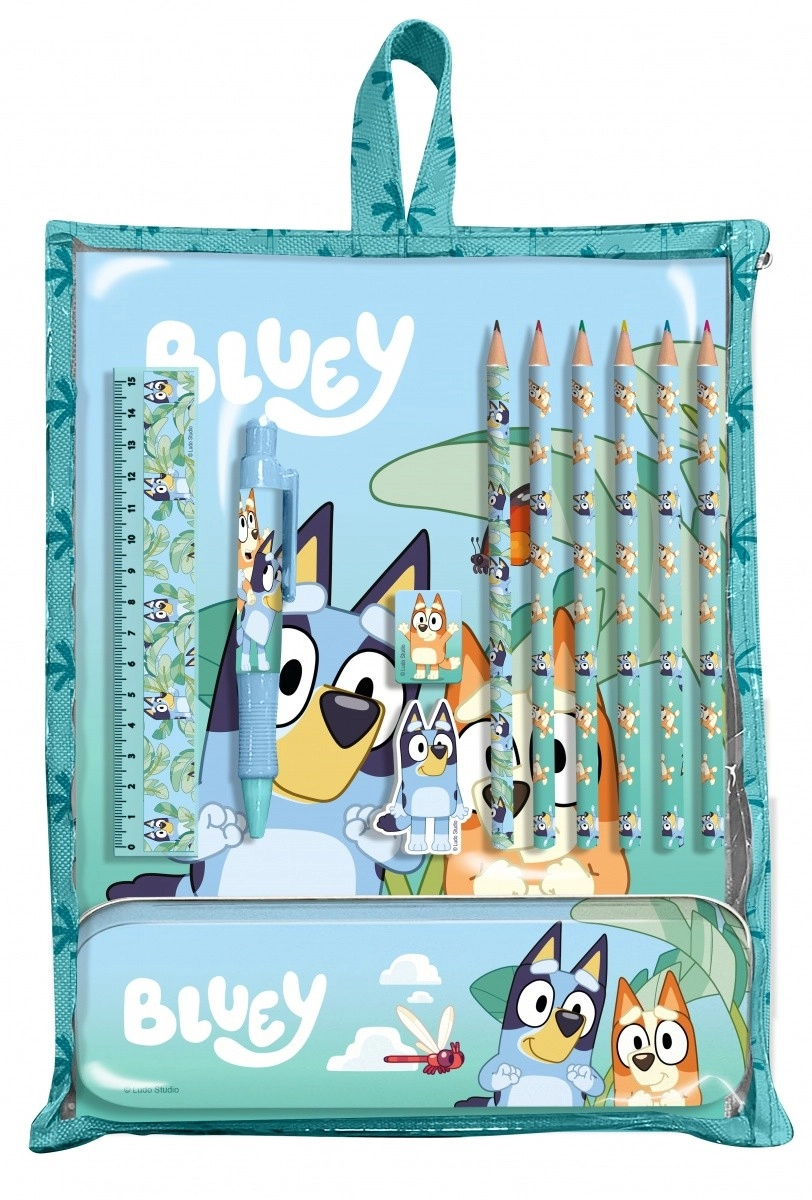 E-shop Písacia sada 12 dielov Bluey