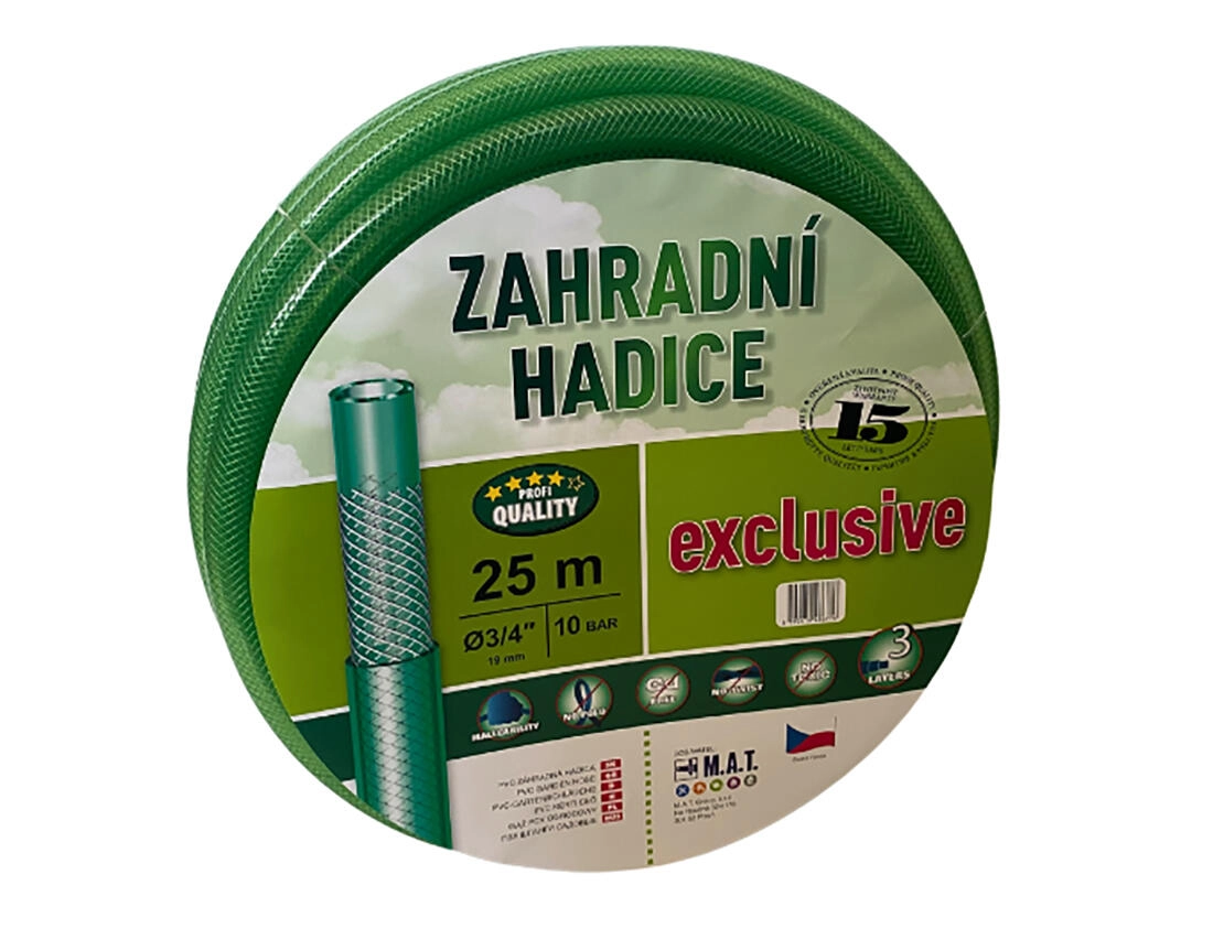 E-shop Záhradná hadica 3/4" 25 m priesvitne zelená