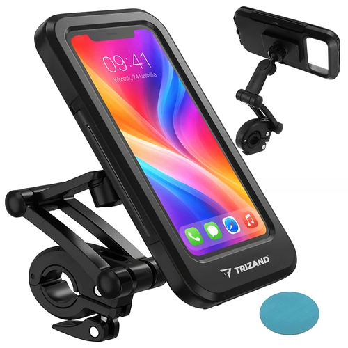 E-shop Vodotesný držiak telefónu na bicykel TRIZAND s otočením 360°