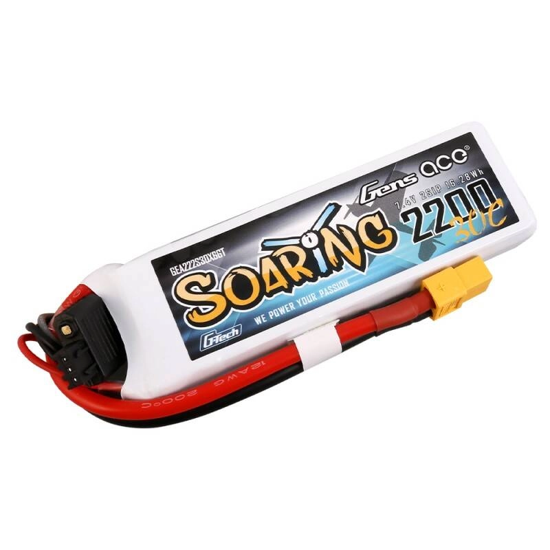 E-shop Gens ace G-Tech Soaring 2200mAh 11,1V 30C 3S1P Lipo batéria s konektorom XT60