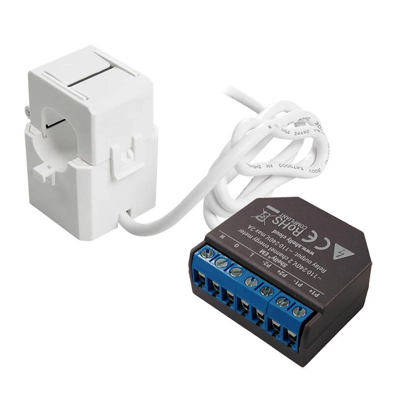 E-shop Shelly EM Sada s 50A Transformátorom pre Meranie Energie