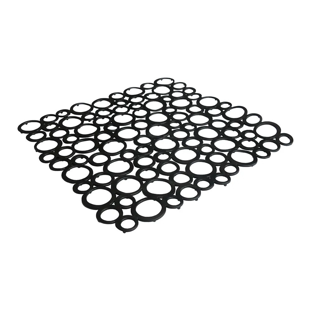 E-shop Čierna ochranná podložka do drezu 29 × 29 cm