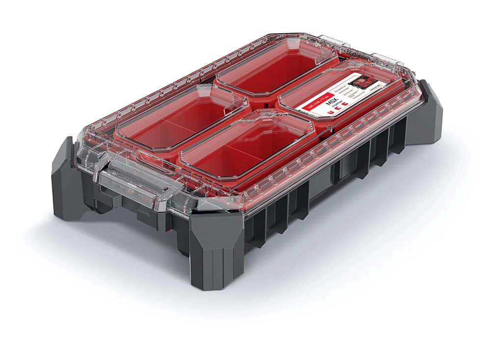 E-shop Kistenberg Organizér MSX čierny 36,8x22,8x7,7 KMX40258B-S411