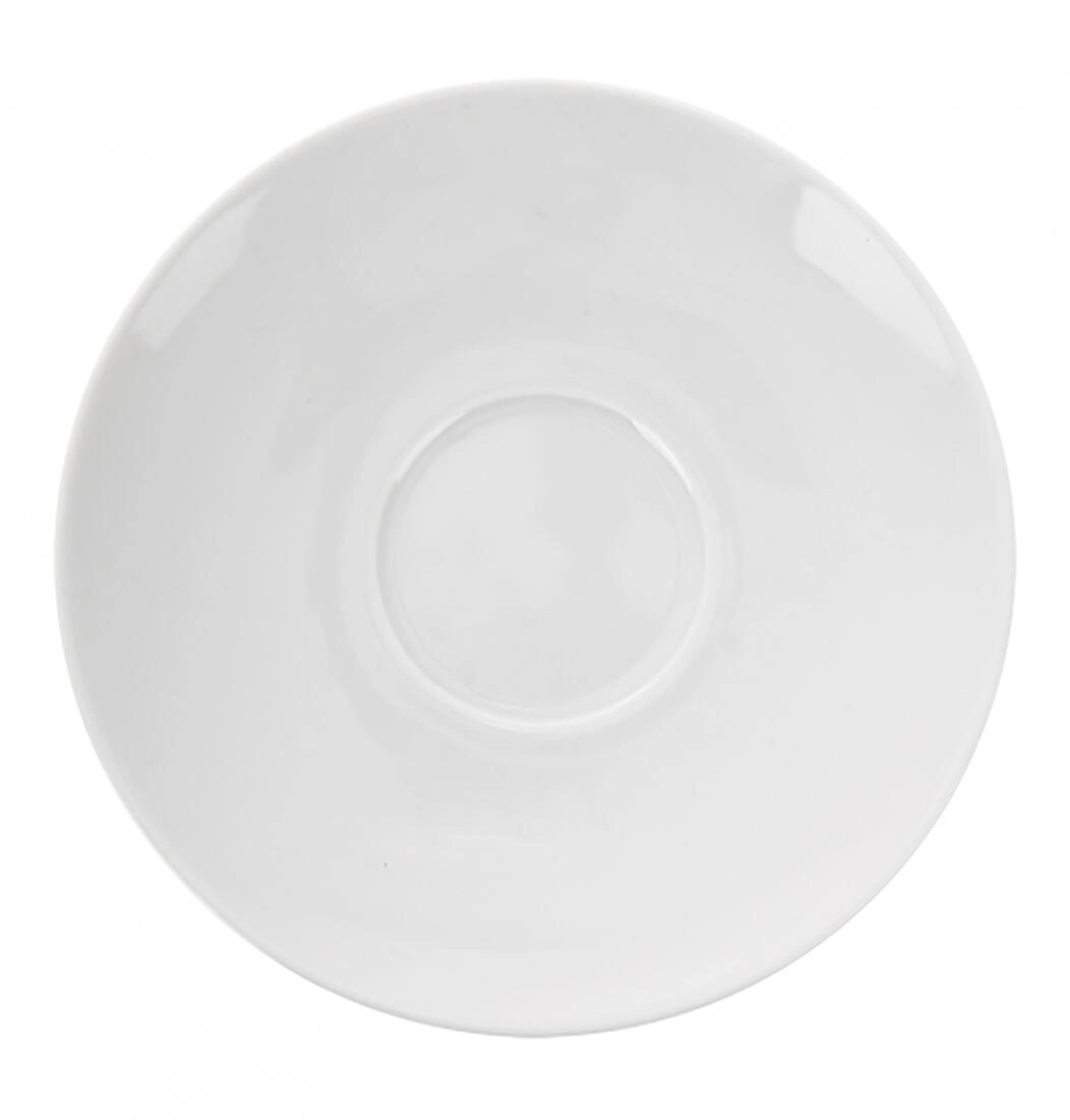 Porcelánový podšálka Mona Tonda 14,5 cm biela