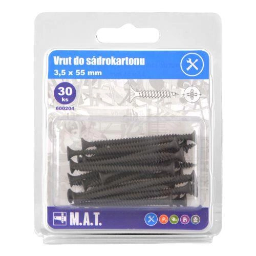 E-shop Skrutka do sadrokar.3,5x55mm jemná z.,f. (30ks)