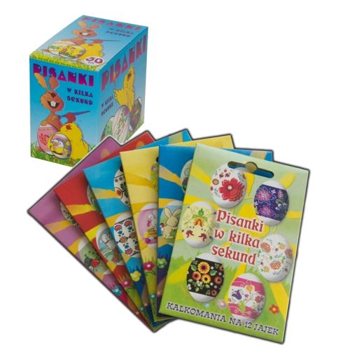 Zmršťovacie návleky na veľkonočné vajíčka – sada 12 dekorov