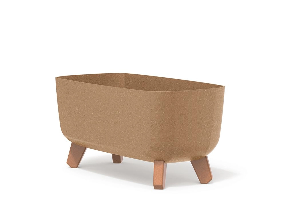 E-shop PROSPERPLAST Kvetináč GRACIA CASE ECO WOOD naturo 39cm