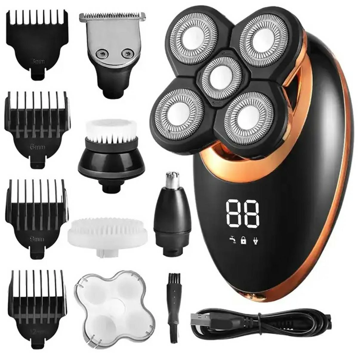 Multifunkčný holiaci strojček 5 v 1