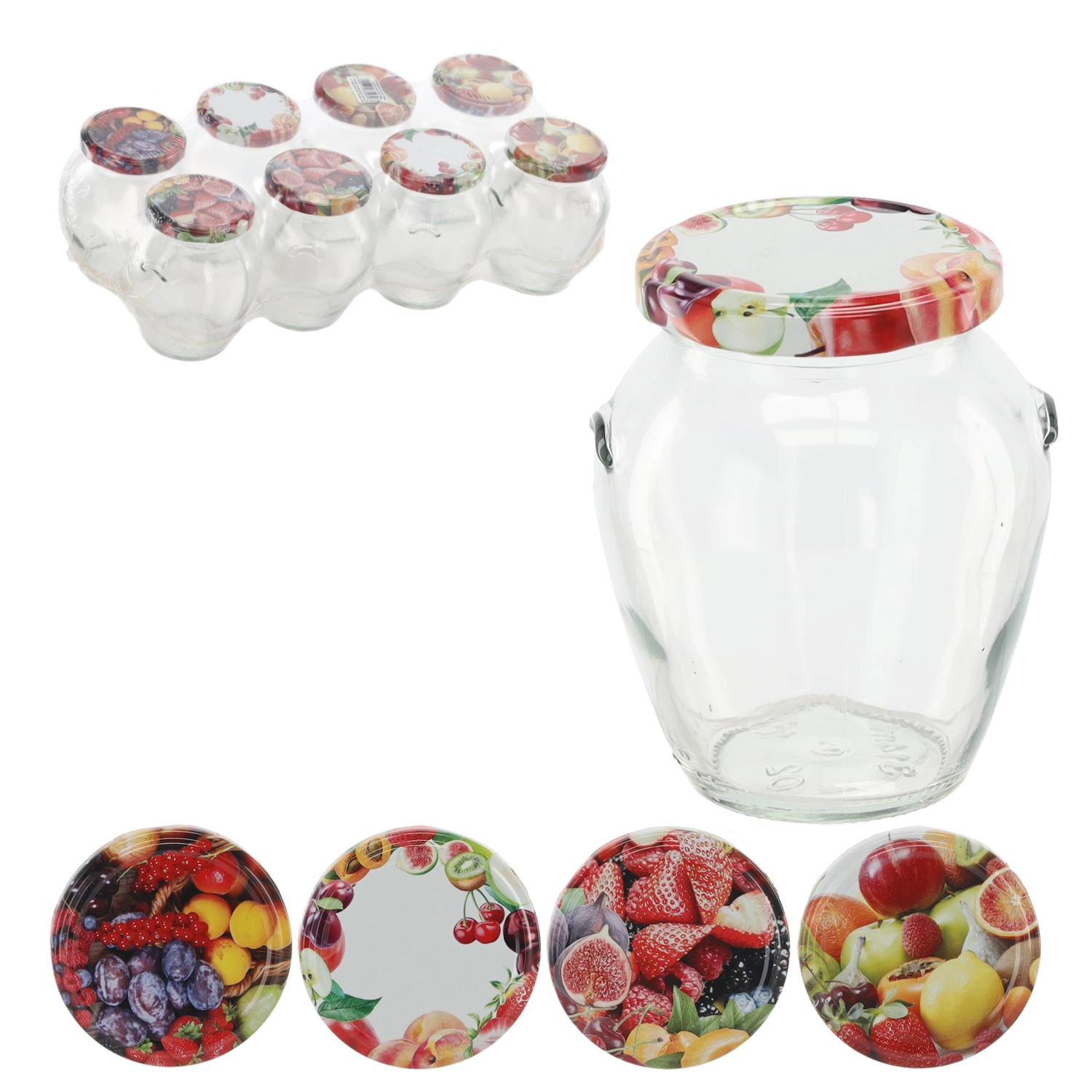 E-shop Pohár Amfora 314 ml so skrutkovacím viečkom fi 63 (8 ks)