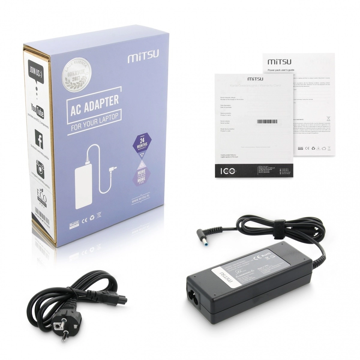 Napájací adaptér 19.5V 4.62A pre notebooky HP