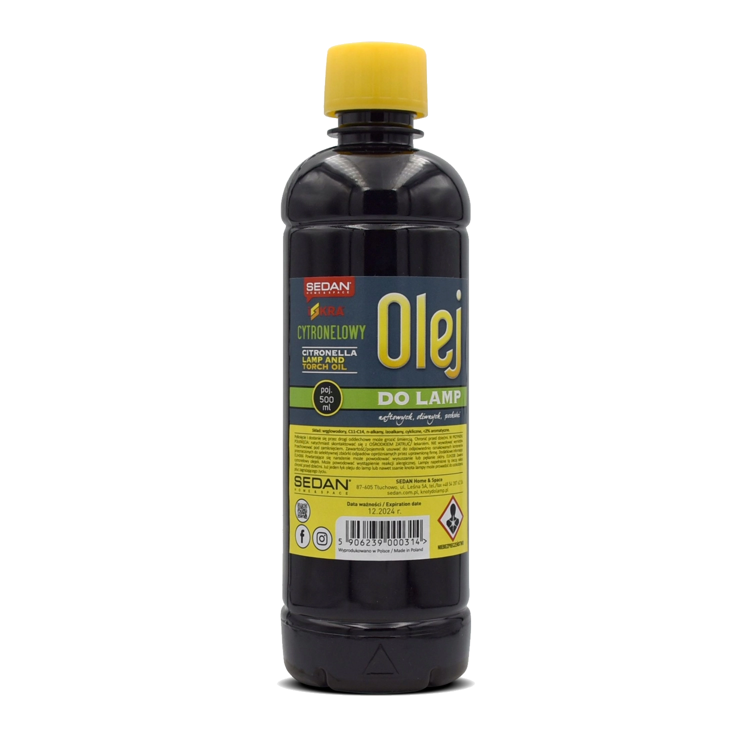 E-shop Lampový olej s vôňou citronely 500 ml