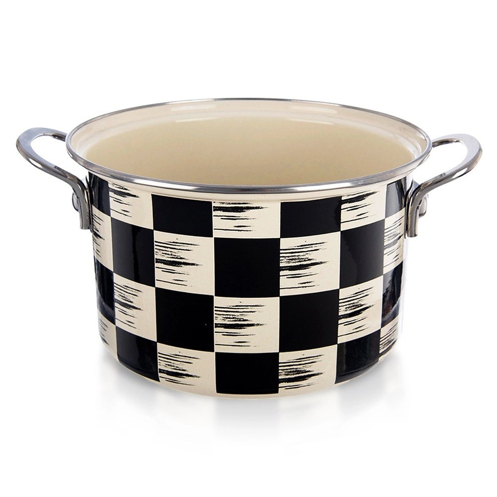 E-shop Smaltovaný hrniec šachovnica 20 cm, 3 l