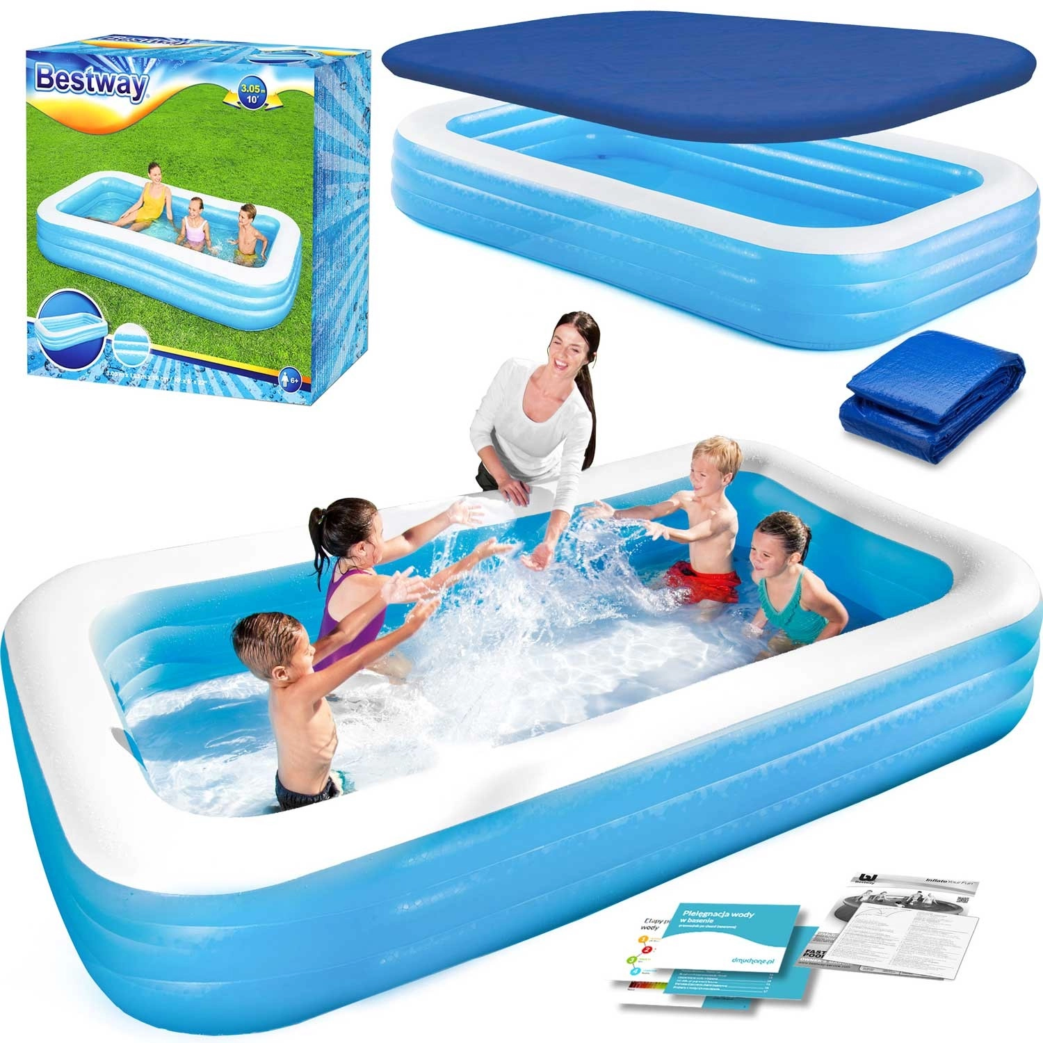 E-shop Bestway 54009 Family 305 x 183 x 56 cm