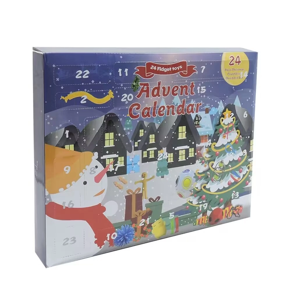 Adventný kalendár s žartovnými predmetmi