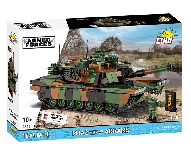 E-shop Cobi 2633 Armed Forces M1A2 Abrams SEPv3, 1:35, 1065 k, 1 f